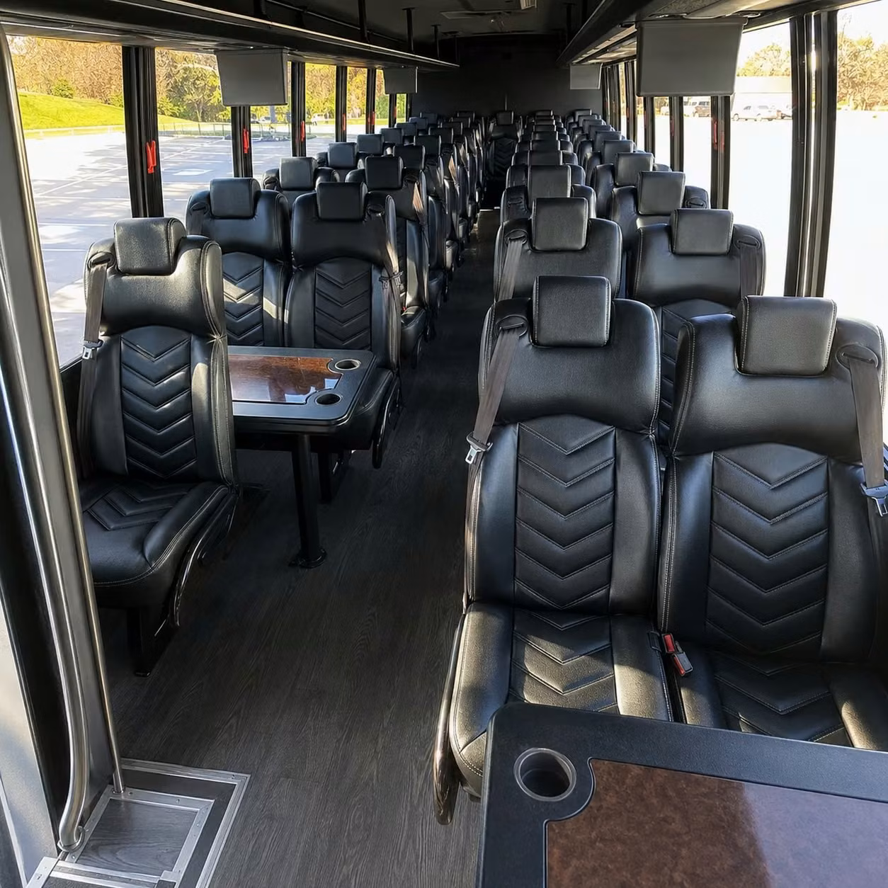 30 passenger minibus inside