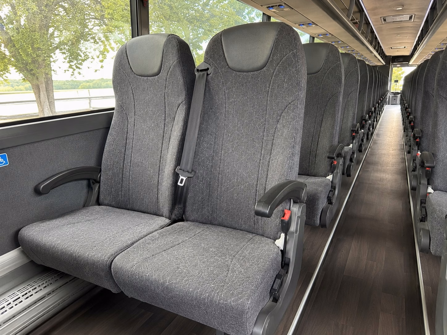 st cloud charter bus rental interior